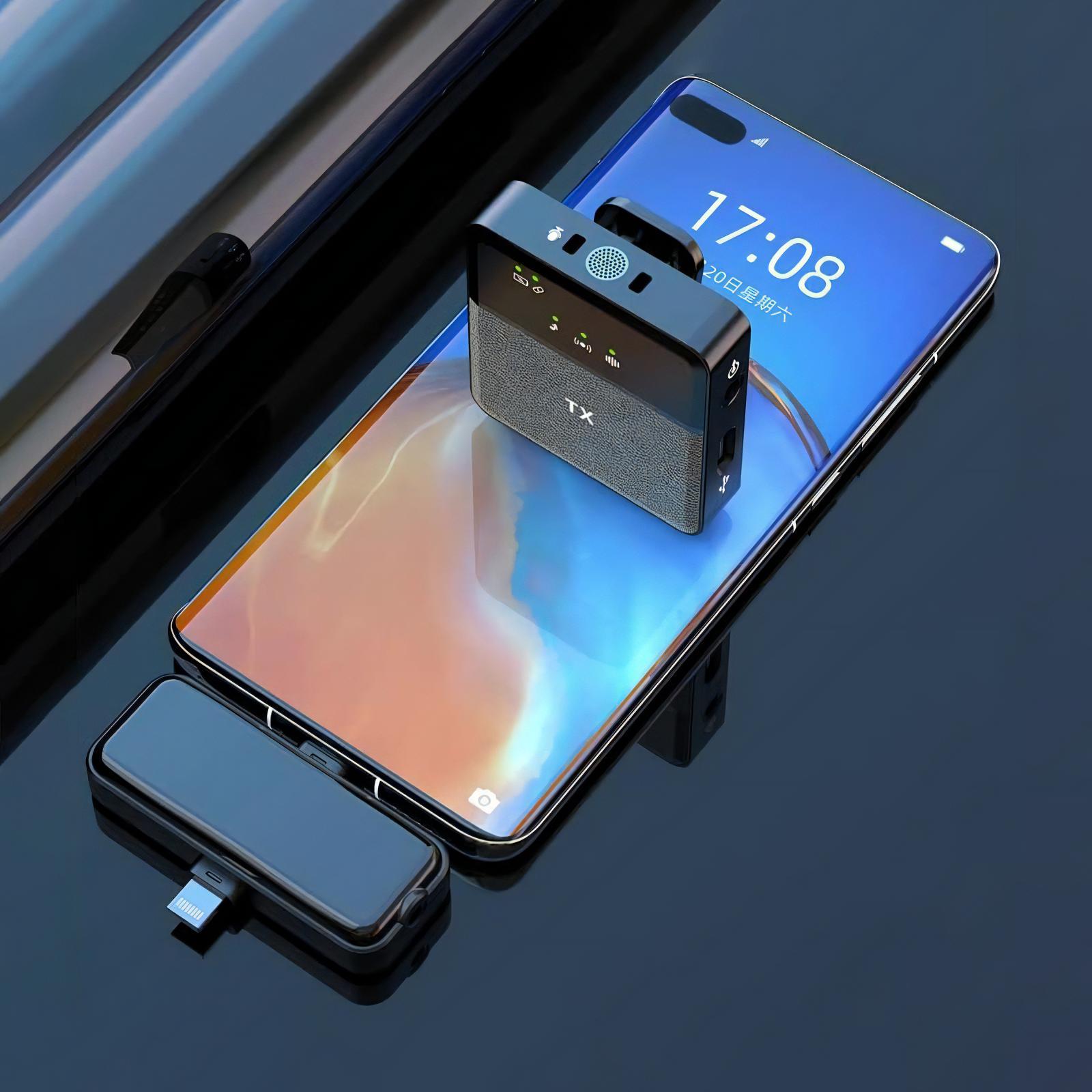 Радіомікрофон петличний Savetek P37 з Lightning та Type-C роз'ємами для iPhone/Android - фото 17