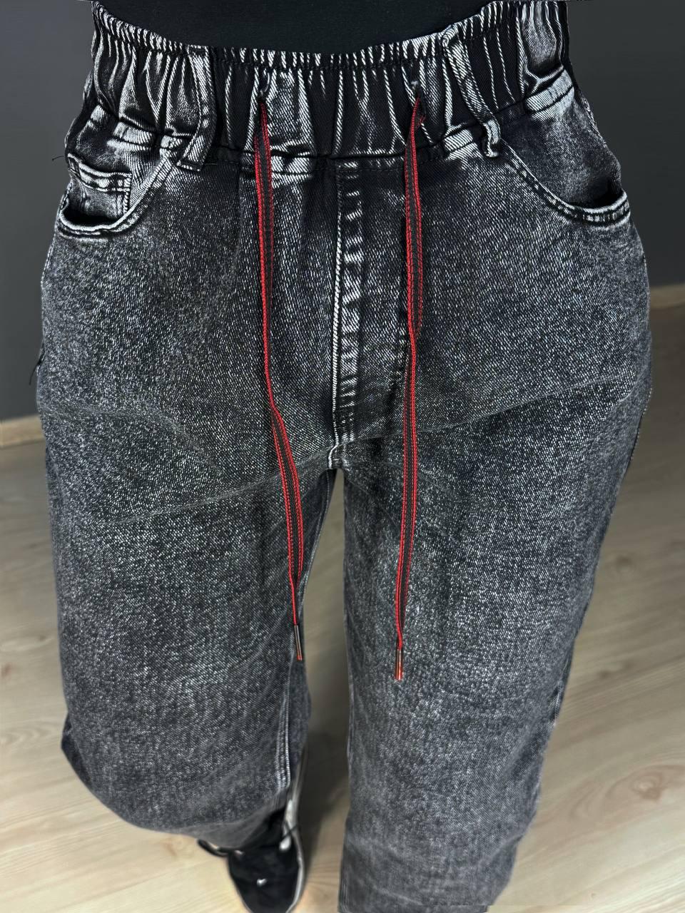 Джинси жіночі Vanver 82033 MOM comfort jeans з резинкою на талії р. 33 92 см 117 см Чорний - фото 7