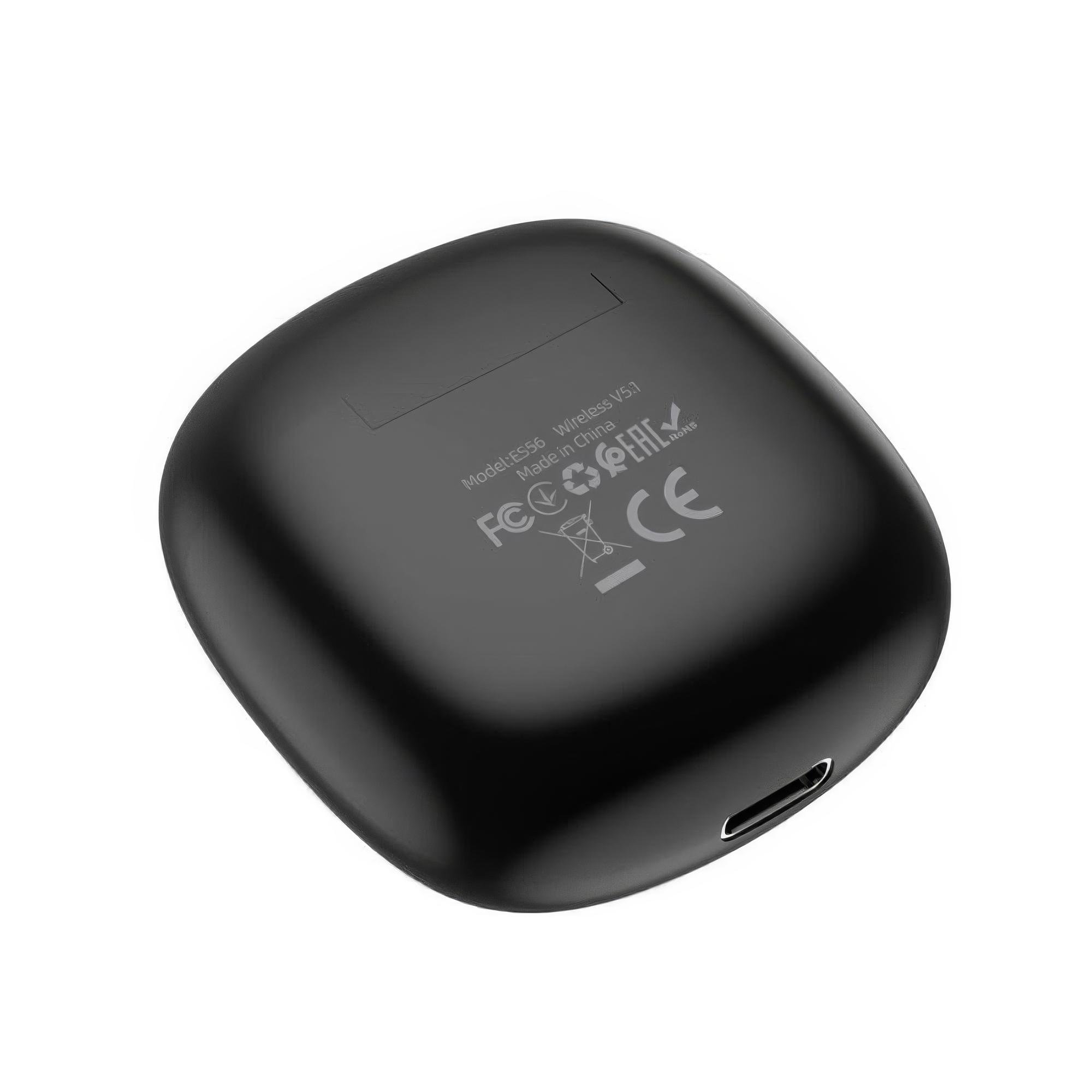 Навушники бездротові Hoco ES56 TWS Bluetooth з мікрофоном Чорний (1010708-Black) - фото 4