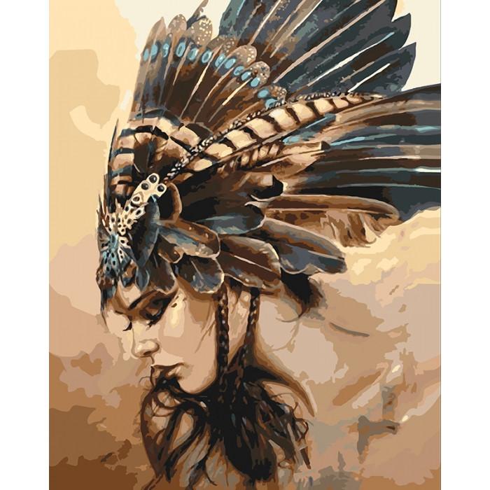 Картина по номерам Идейка Охотница 40x50 см (skl-КНО4586)