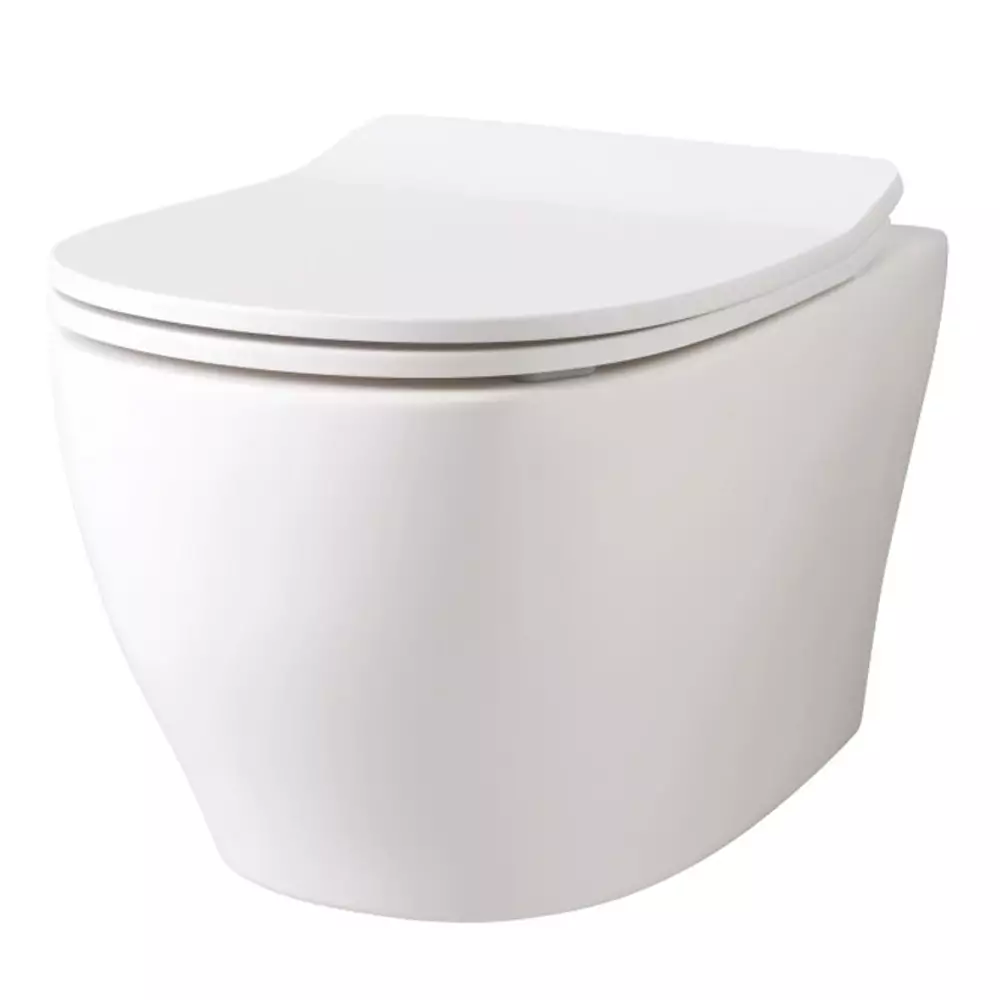Унитаз подвесной ArtCeram Ten TEV006 01 00+TEA005 01 безобедочный с крышкой Soft-Close Белый глянцевый (35041610)