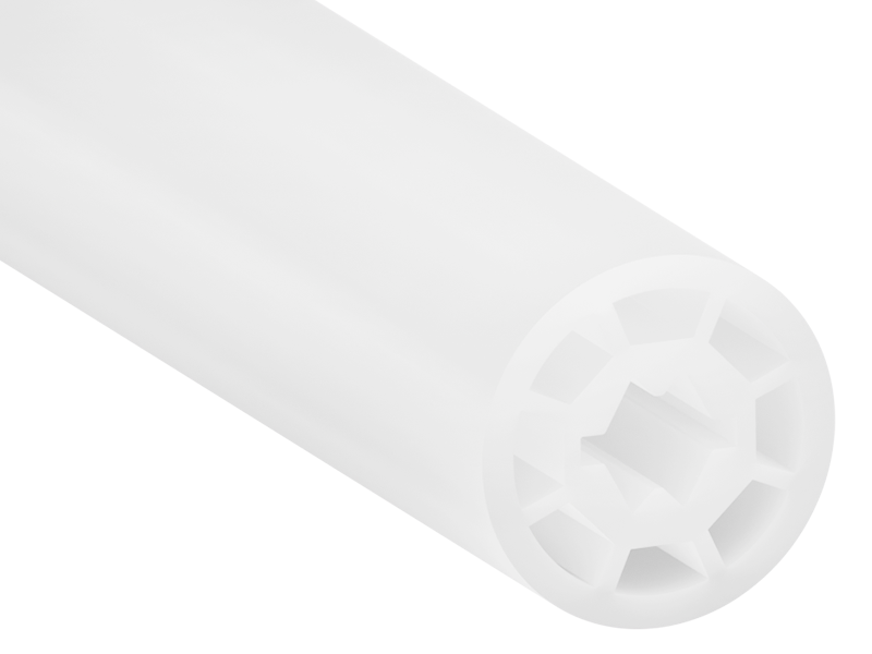 Профиль силиконовый LEDUA СП-10 круглый ⌀ 40 мм для LED ленты накладной IP67 1 м (8493)