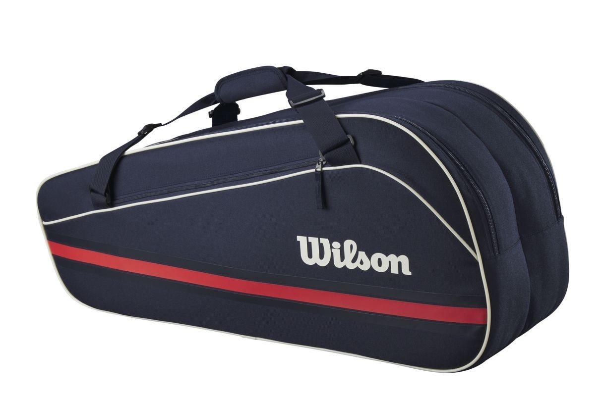 Чехол Wilson 6PK TEAM RACKET BAG 2025 76,2х24,13х33,02 см Темно-синий (WR8039901001)