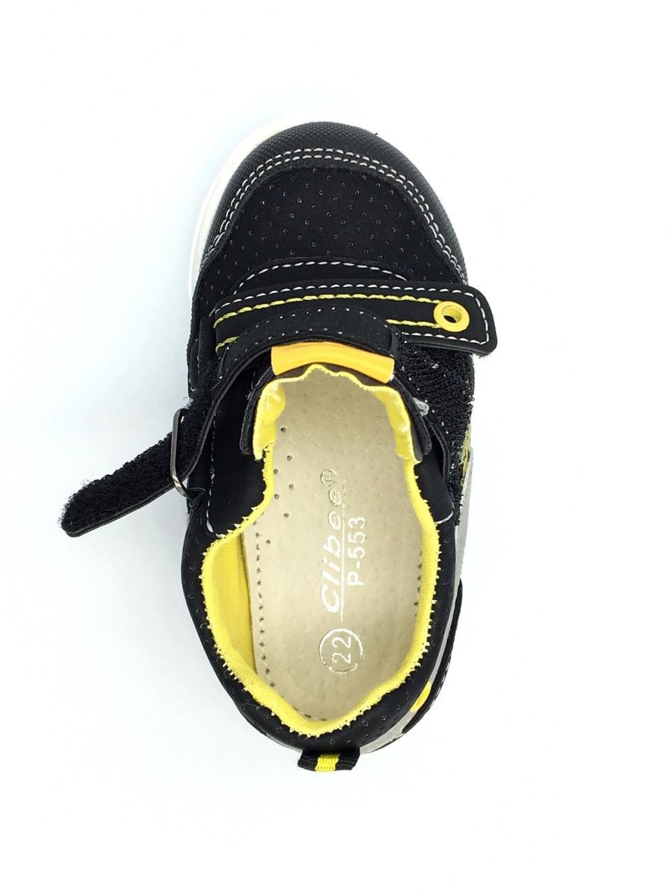 Кросівки для хлопчиків Clibee P5533/23 р. 23 Чорний - фото 5