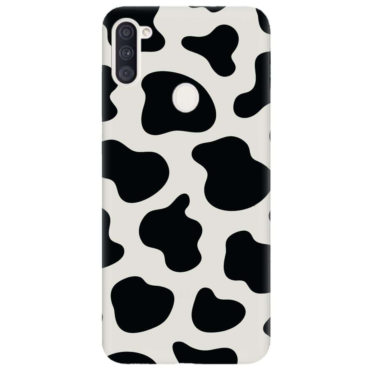 Силиконовый чехол Zorrov для Samsung Galaxy A11 - Cow (14140080250112393)