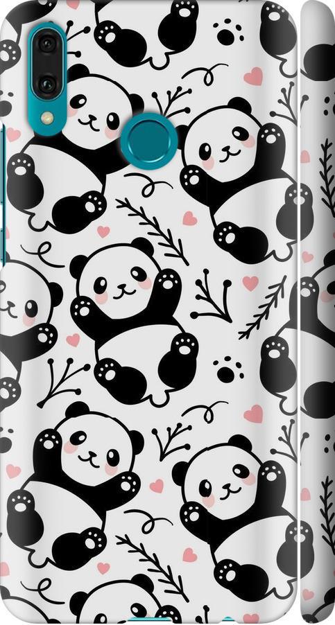 Чехол на Huawei Y9 2019 Панды (4318m-1602-42517)