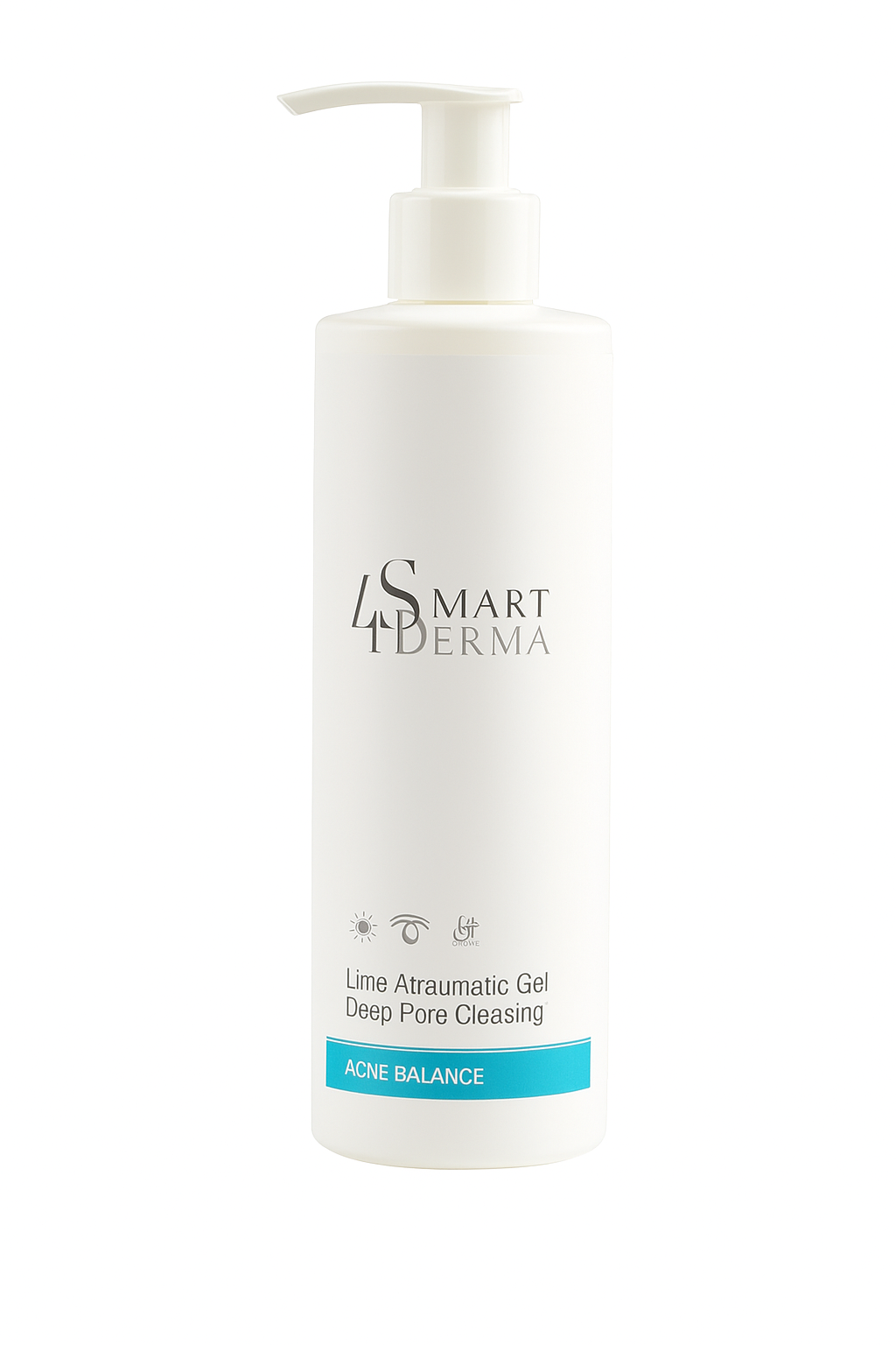 Гель лаймовый гидрирующий для атравматической чистки Smart4Derma Acne Balance 250 мл (305)