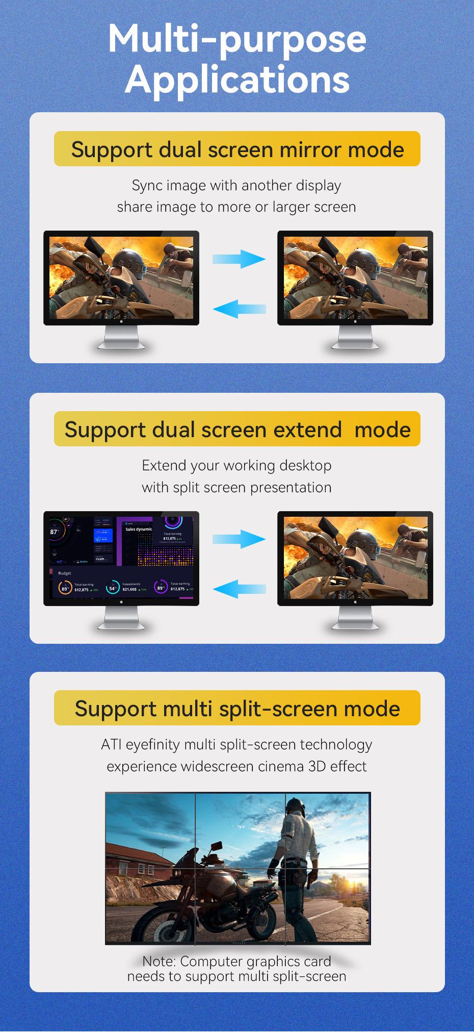Кабель Vention DisplayPort 2.0 8K 60Hz 4K 144Hz 2K 165Hz 1080P 240Hz 40 Гбіт/с Gsync/Freesync 5 м Чорний (HGABJ) - фото 16