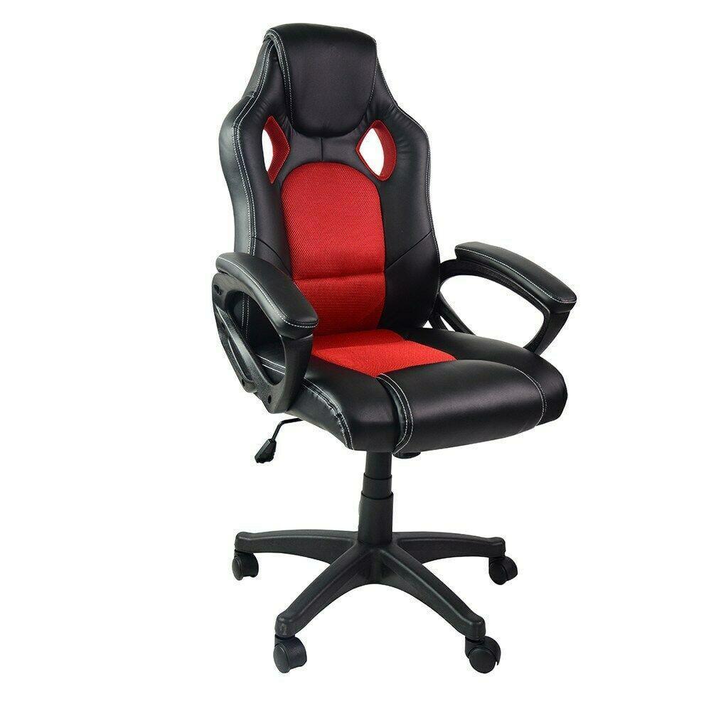 Кресло игровое Home Fest Oskar Plus Черный с красным (G-5199 Plus Red)