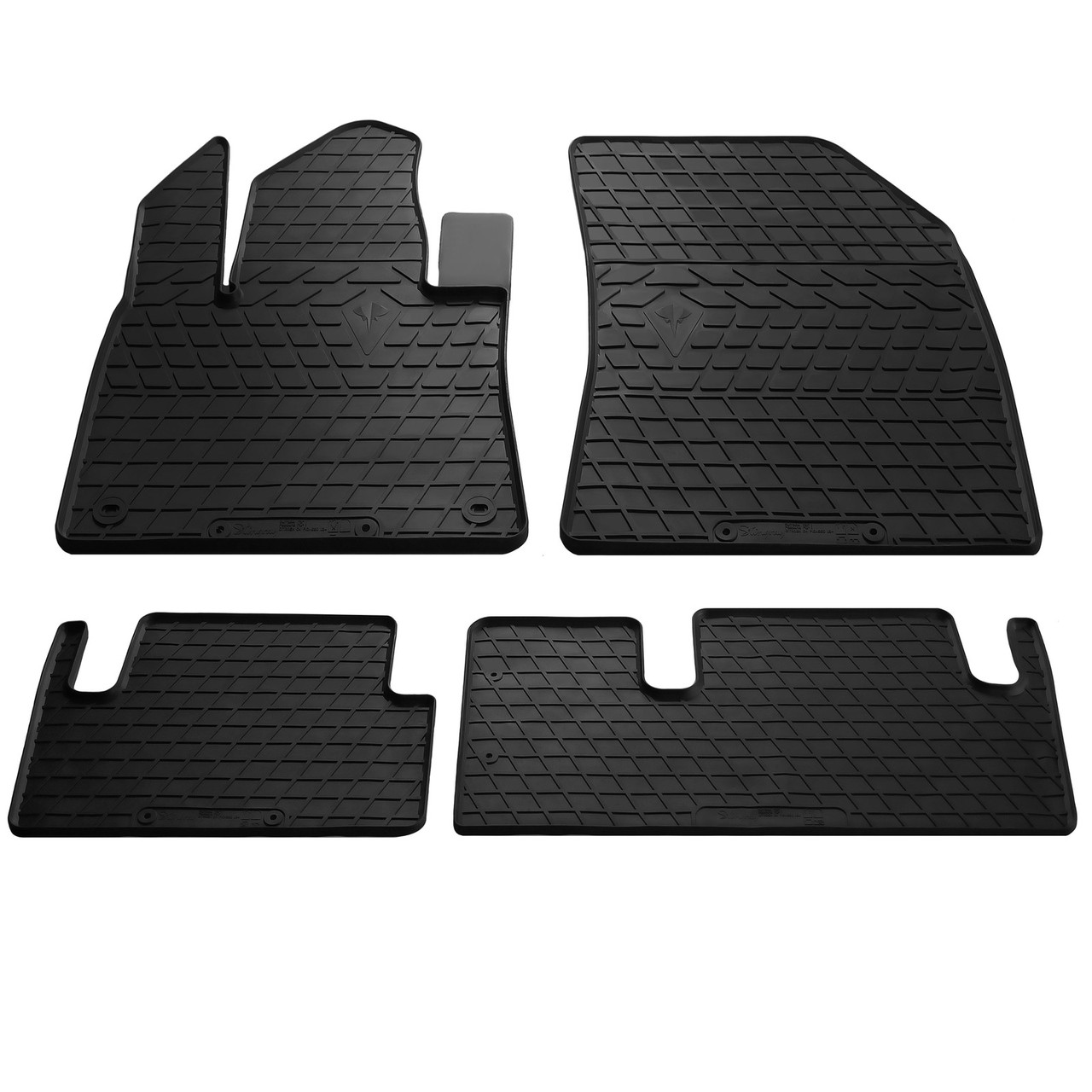 Автокилимки Stingray Citroen C4 Picasso II 3D 2013- 4 шт. Чорний (1535142783)