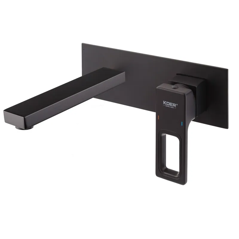 Змішувач для умивальника KOER KB-16009-05 вбудований Black (KR5980)