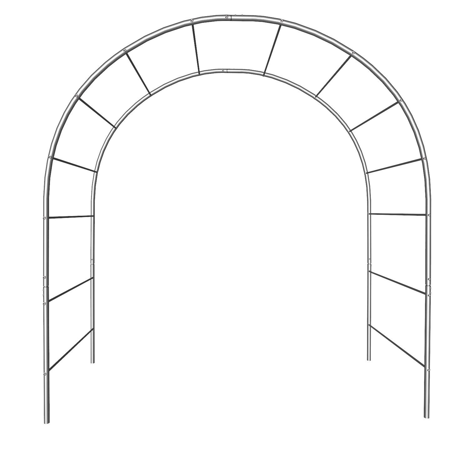 Опора для рослин арка садова 2900х2500х750 мм d 24 мм /d 12 мм (АС-D24/D12-2900*2500*750)