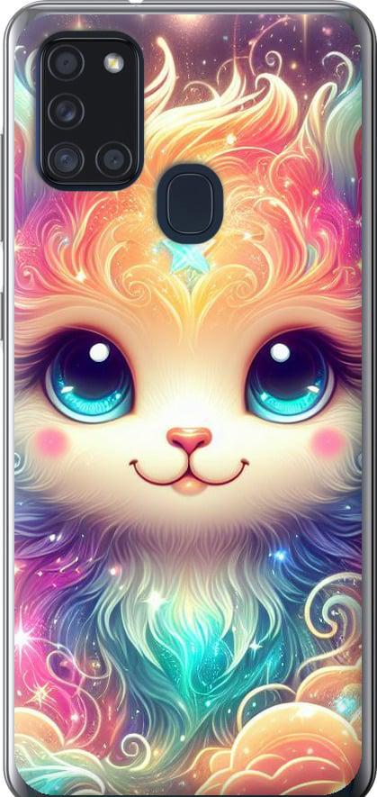 Чехол на Samsung Galaxy A21s A217F Сказочный котенок (5813t-1943-42517)