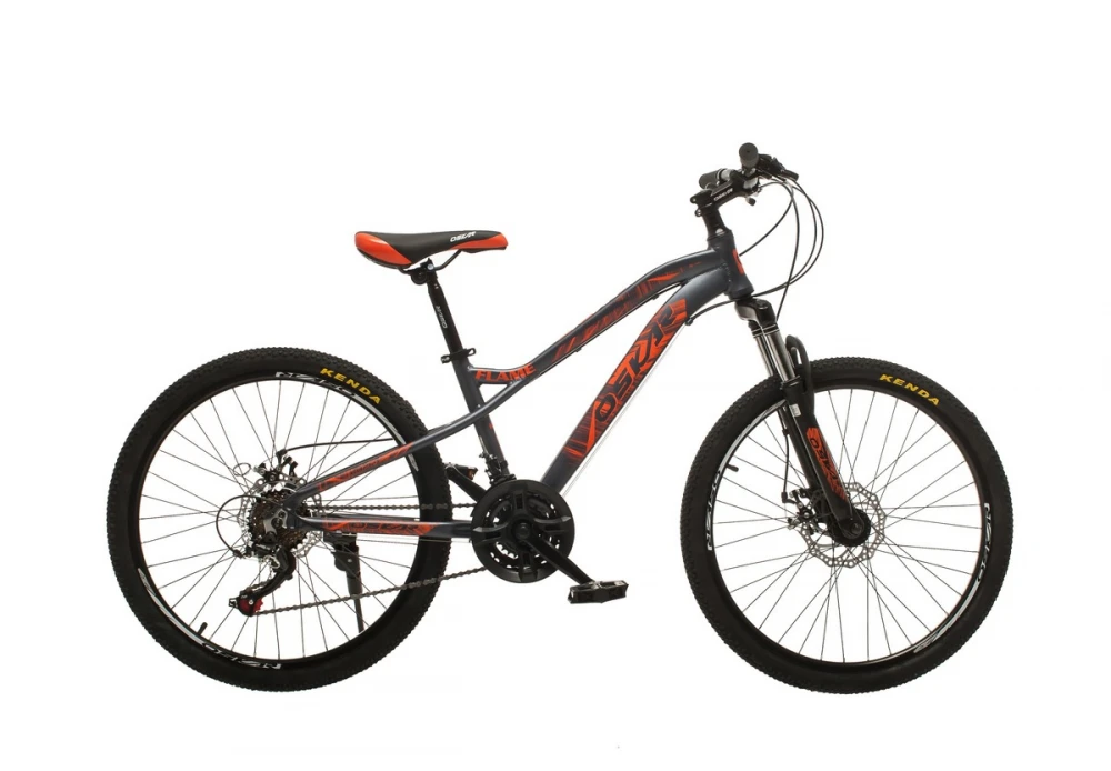 Велосипед Oskar Flame 24" 13" 2022 Серый (366459)