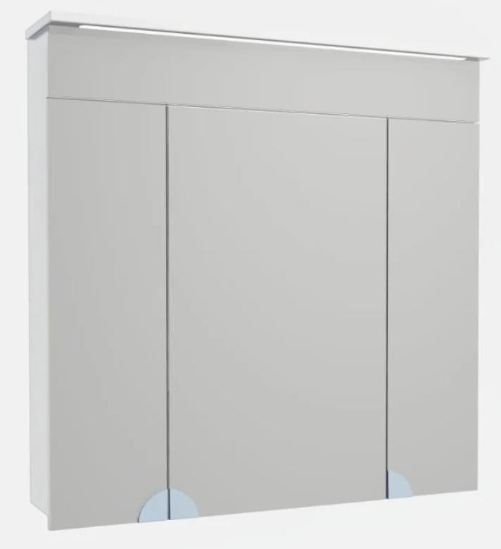 Зеркальный шкаф для ванной Allet Atmc-90 ВанЛанд с LED подсветкой (00013VAN)