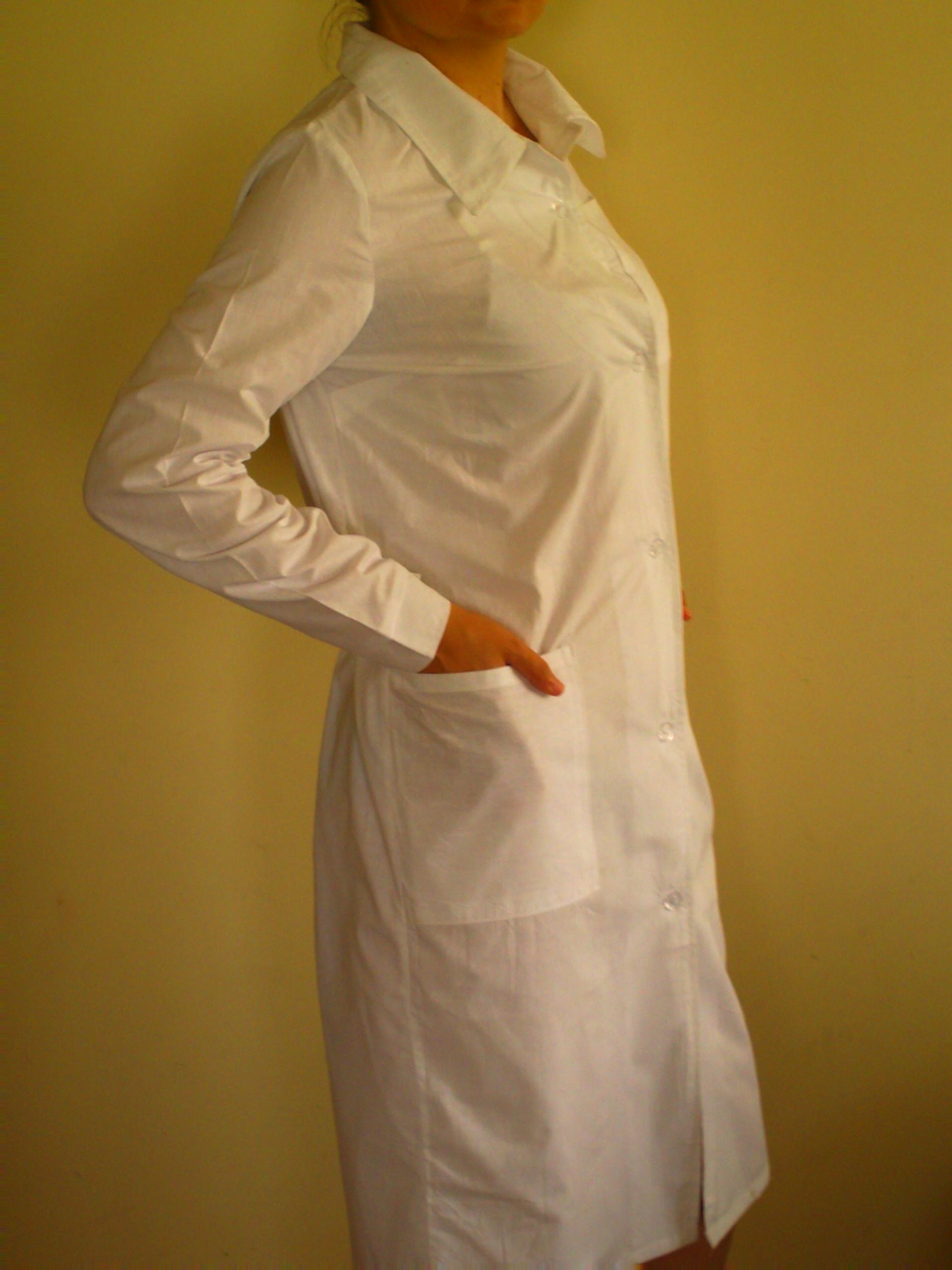 Халат робочий жіночий бавовна/бязь р. 56-58 Білий (100920) - фото 2