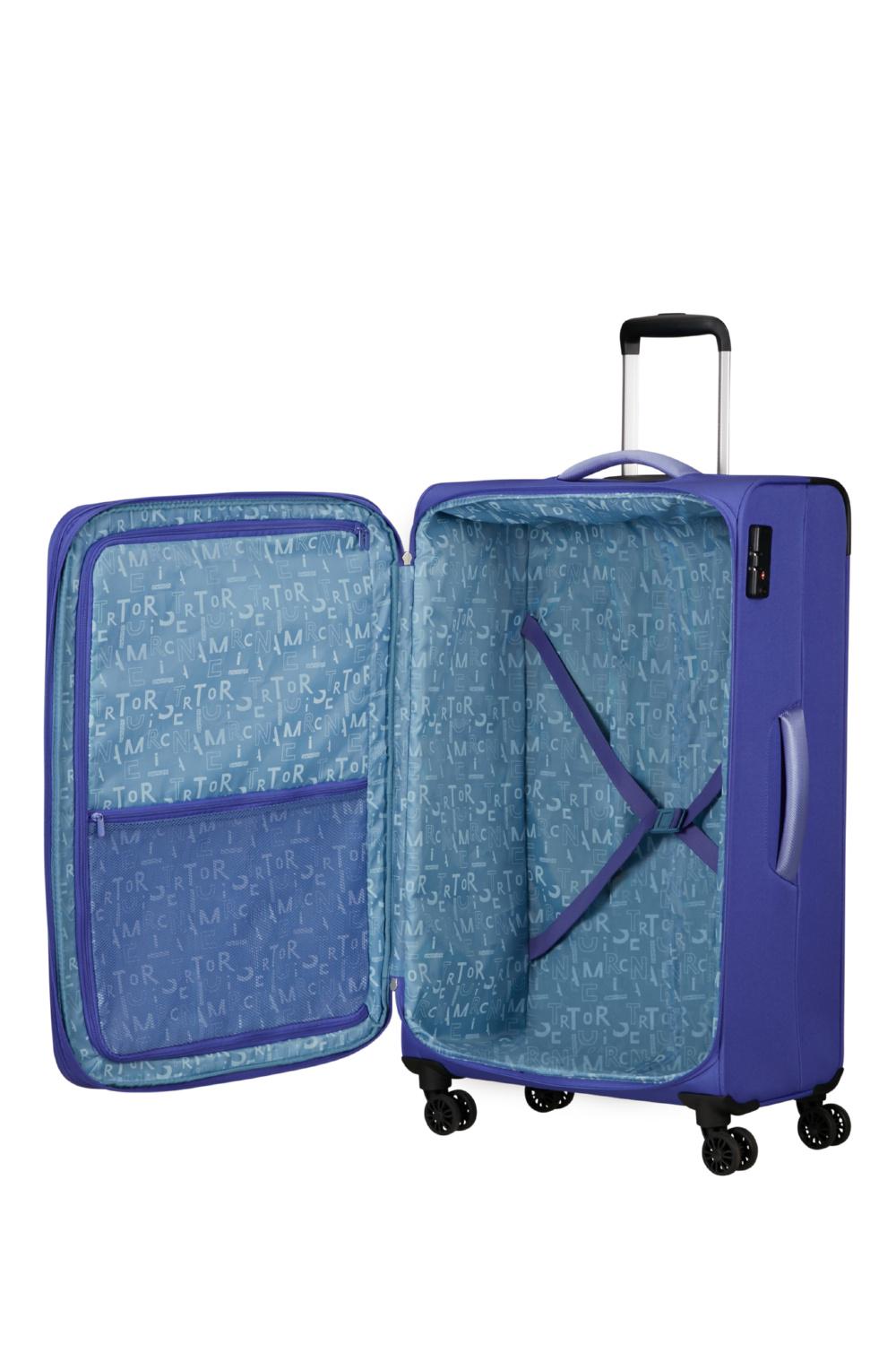 Чемодан American Tourister PULSONIC 81x49x31/34 см Синий (MD6*61003) - фото 3