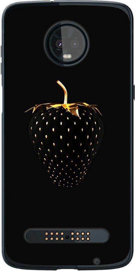 Чохол на Motorola Moto Z3 Чорна полуниця (3585u-2101-42517)