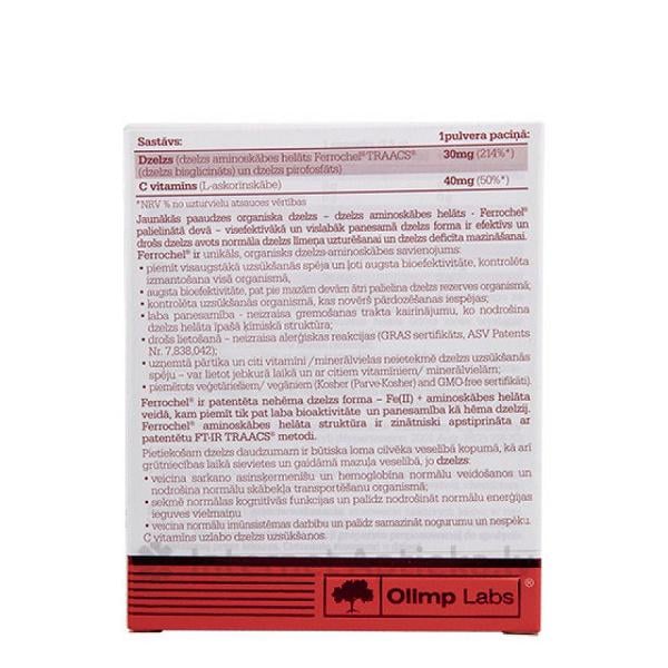 Мікроелемент Залізо для спорту Olimp Nutrition Chela-Ferr Easy 30 sachet - фото 2