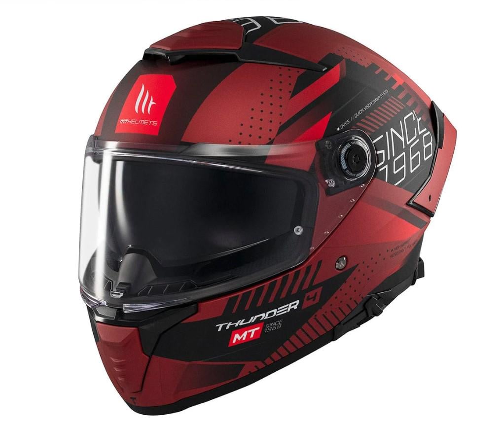 Мотошлем MT HELMETS Thunder 4 SV LUMINENCE D5 XS Matt (46047)