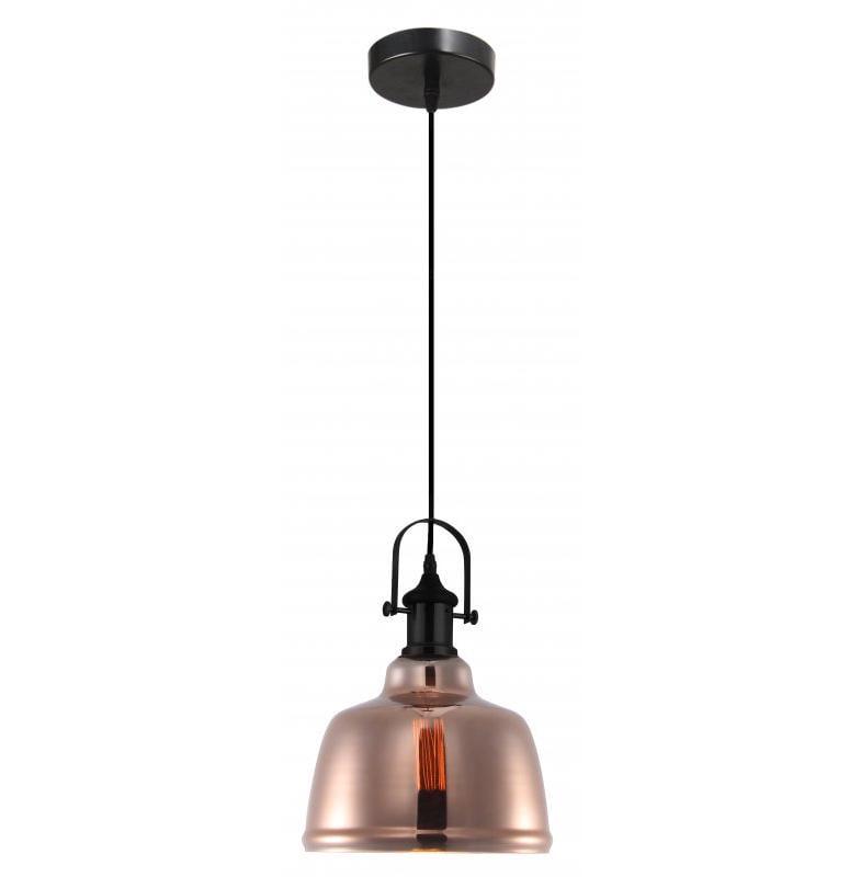 Світильник стельовий одинарний GTV MUSCARI 2 IIB 3930 AC220-240V,50/60Hz E27 IP20 22,5 см Бурштиновий (27550404)