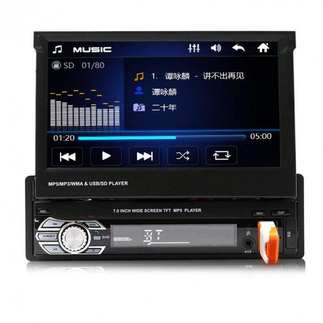 Автомагнитола SWM 9601G 7in Bluetooth Car Stereo MP5 FM/AM Radio w/ Map Card+ Camera (1747302250) - фото 1