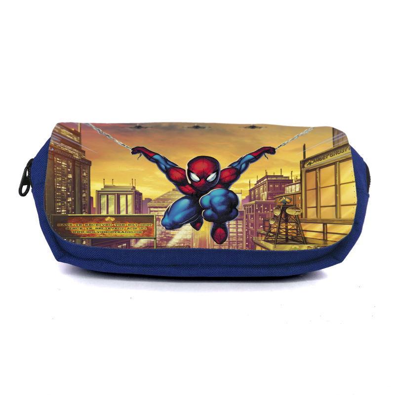 Пенал школьный Паук Spiderman-027 Синий (1560354535)