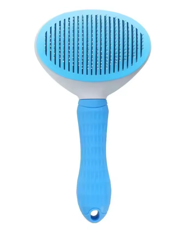 Щітка для вичісування котів і собак з автоматичним очищенням від шерсті Blue (1c2eed33) Щітка для вичісування котів і собак з автоматичним очищенням від шерсті Blue (1c2eed33)