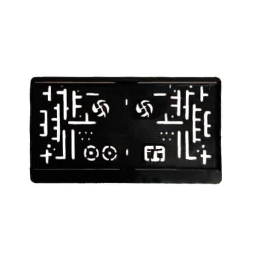 Рамка номера пластик квадратная USA Черный