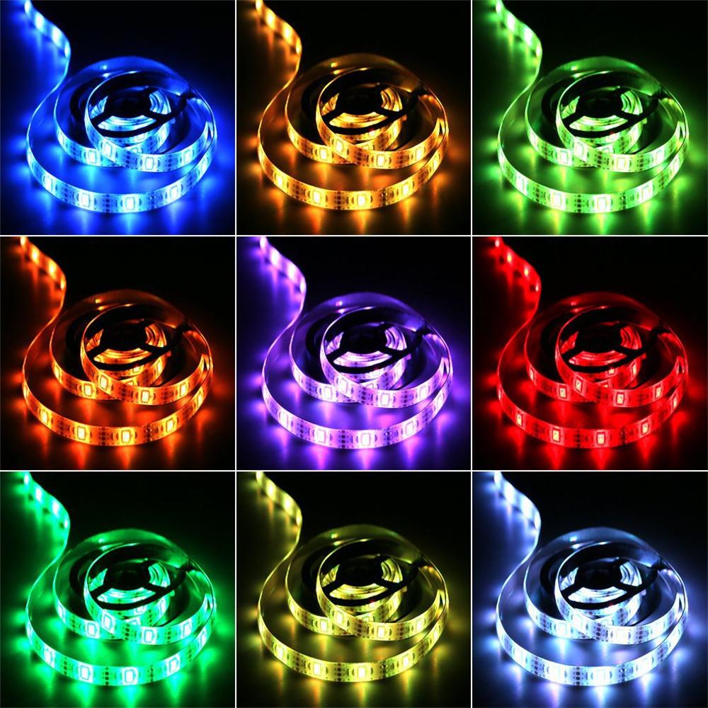 Светодиодная лента RIAS 5050 LED RGB в бухте 5 V USB Bluetooth 5 м (4_00561) - фото 3