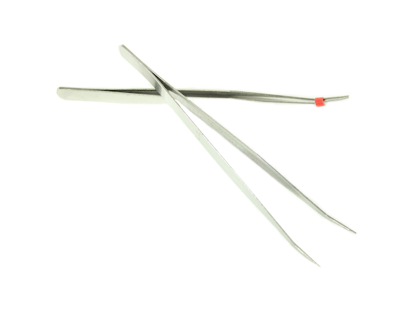 Щипці металеві із вигнутим наконечником 13,3 см