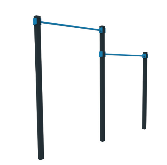 Турник в двух уровнях Tivoli-land 3065х110х2500 мм (8708470)