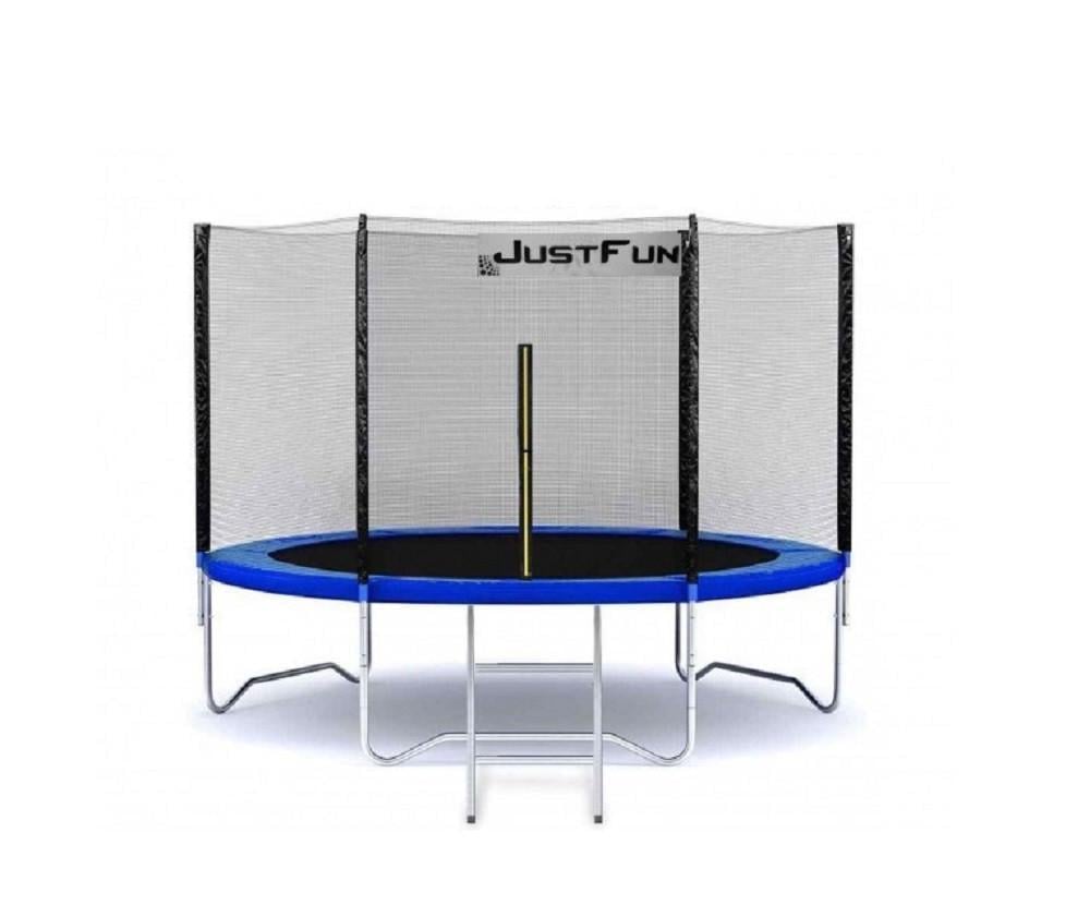 Батут Just Fun 252см Blue зовнішня сітка/драбинка (2371522892)