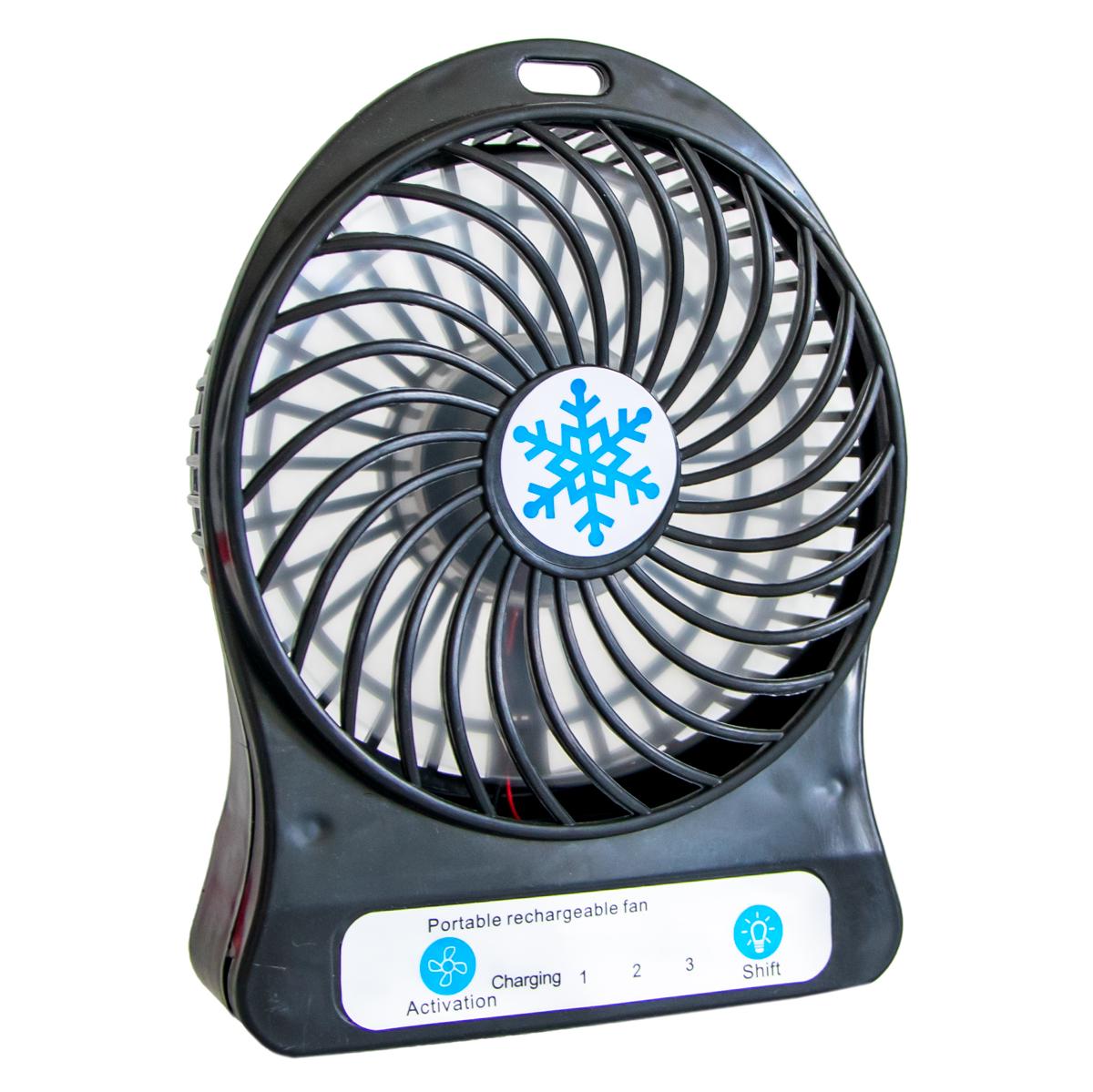 Вентилятор USB настольный Portable multifunctional Fan Черный (1010627-Black)