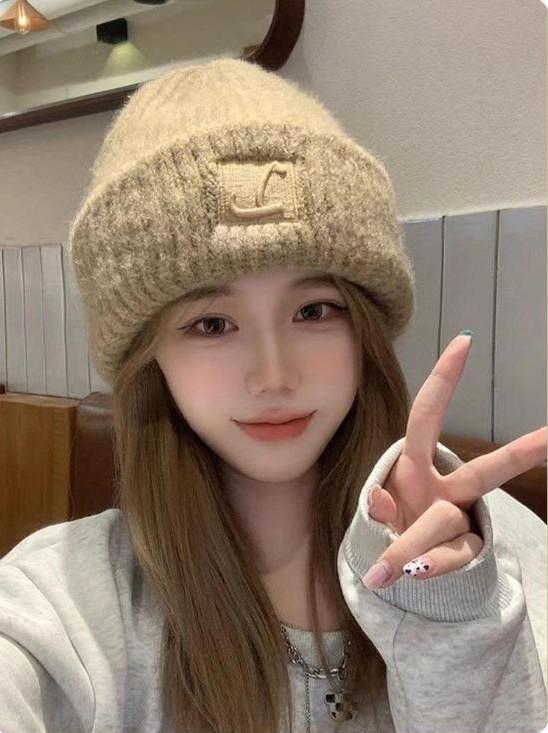 Шапка-біні в'язана Jago вовняна 54-60 см Кавовий (4673911к) - фото 4