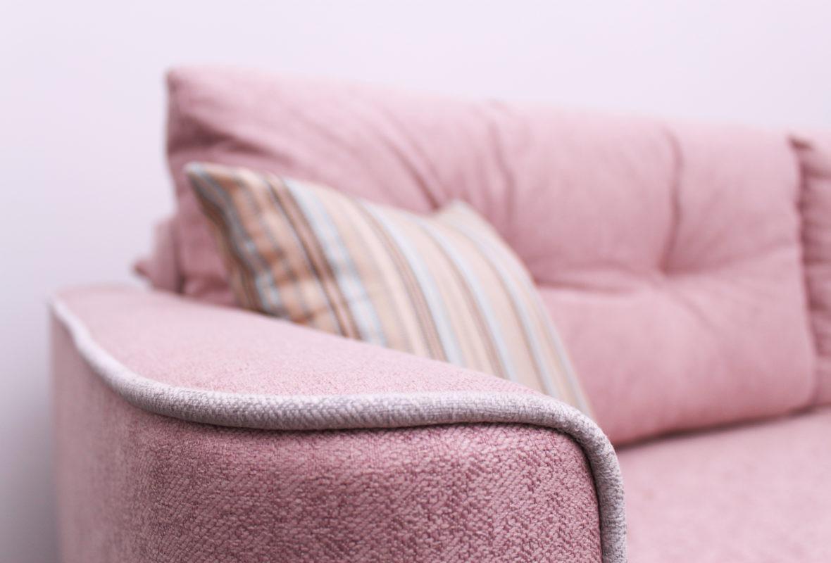 Диван розкладний Шик Галичина Купер ортопедичний Натуральне дерево/ Рожевий - фото 4