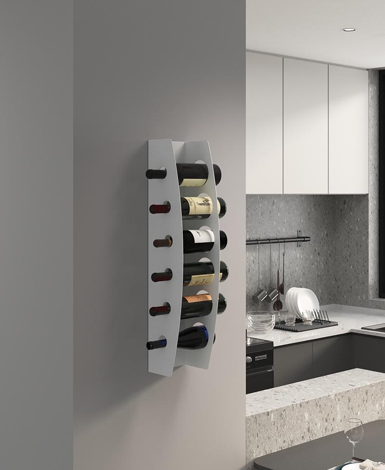 Полиця-тримач для вина NC Home WineLine на 6 пляшок Білий (110324) - фото 2