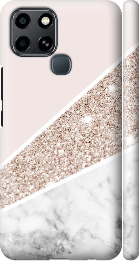 Чехол на Infinix Smart 6 Пастельный мрамор (4342m-2758-42517)