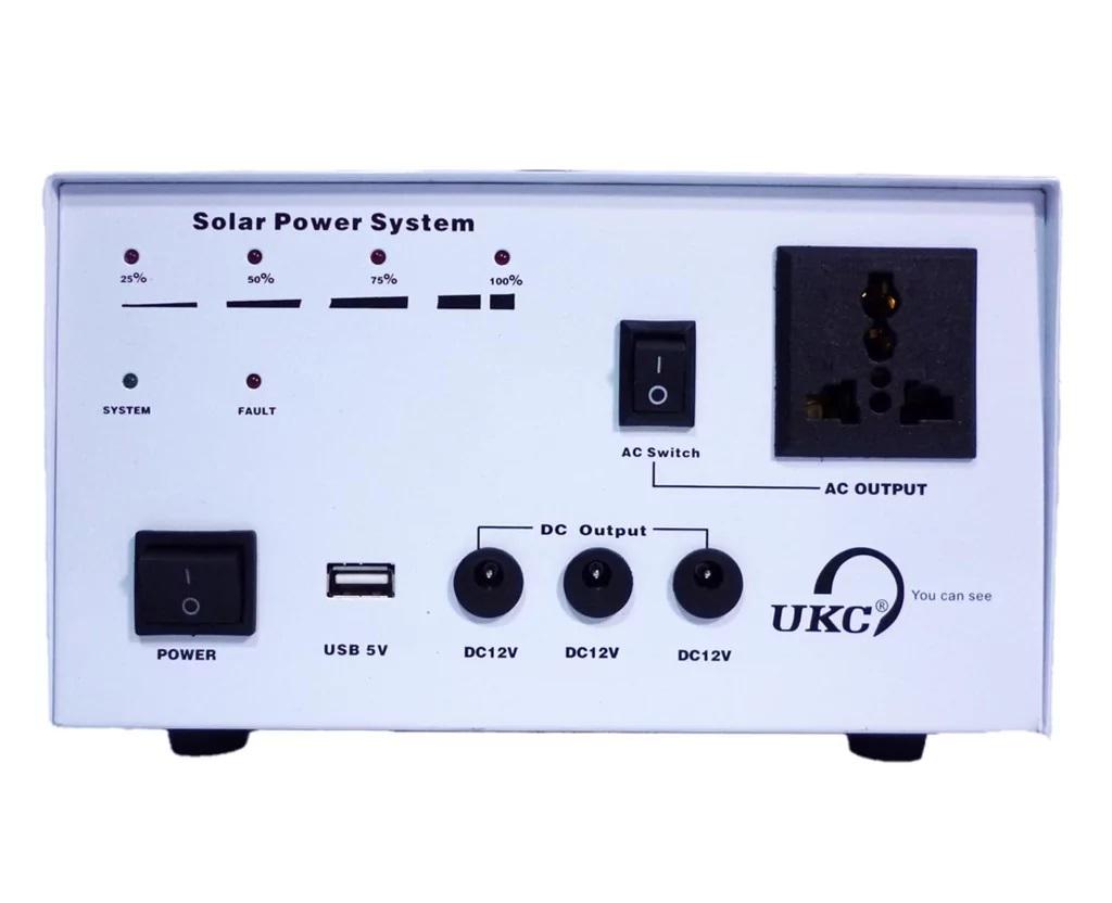 Инвертор для солнечной панели UKC SU-300-B с функцией зарядки аккумулятора DC/USB 12-220 В 300 Вт