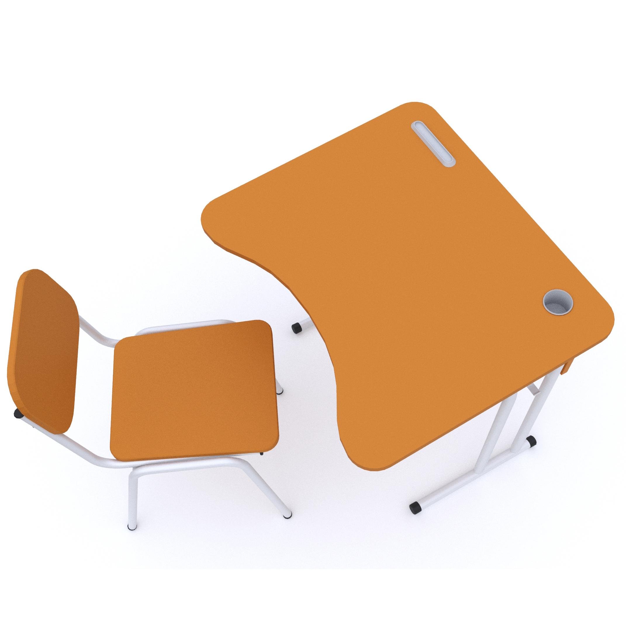 Комплект меблі парта/стул Loft Details P700 Помаранчевий - фото 4 Комплект меблі парта/стул Loft Details P700 Помаранчевий - фото 4