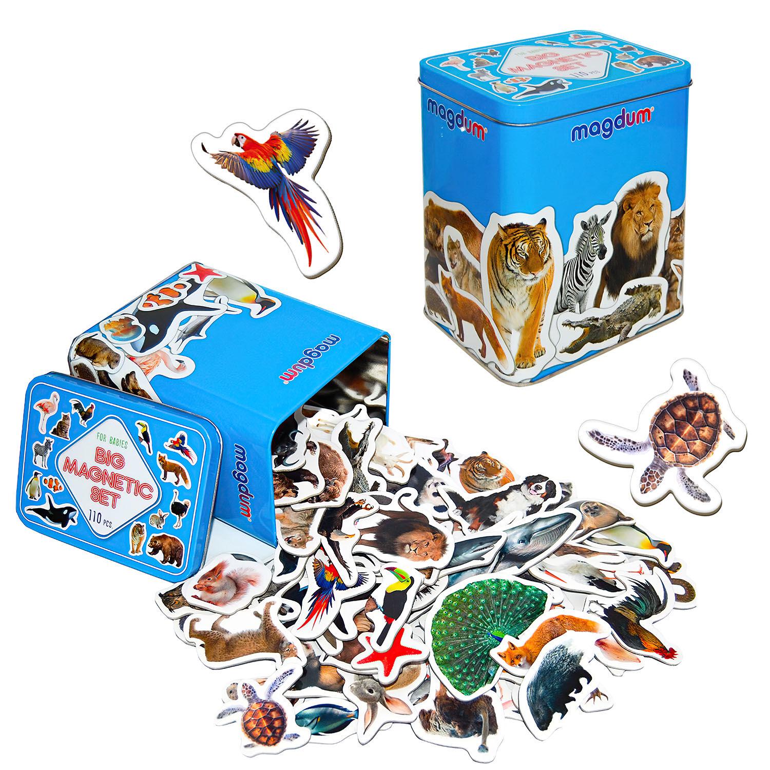 Набір магнітів Magdum ML4032-24 EN 110 шт. тварини (9410)