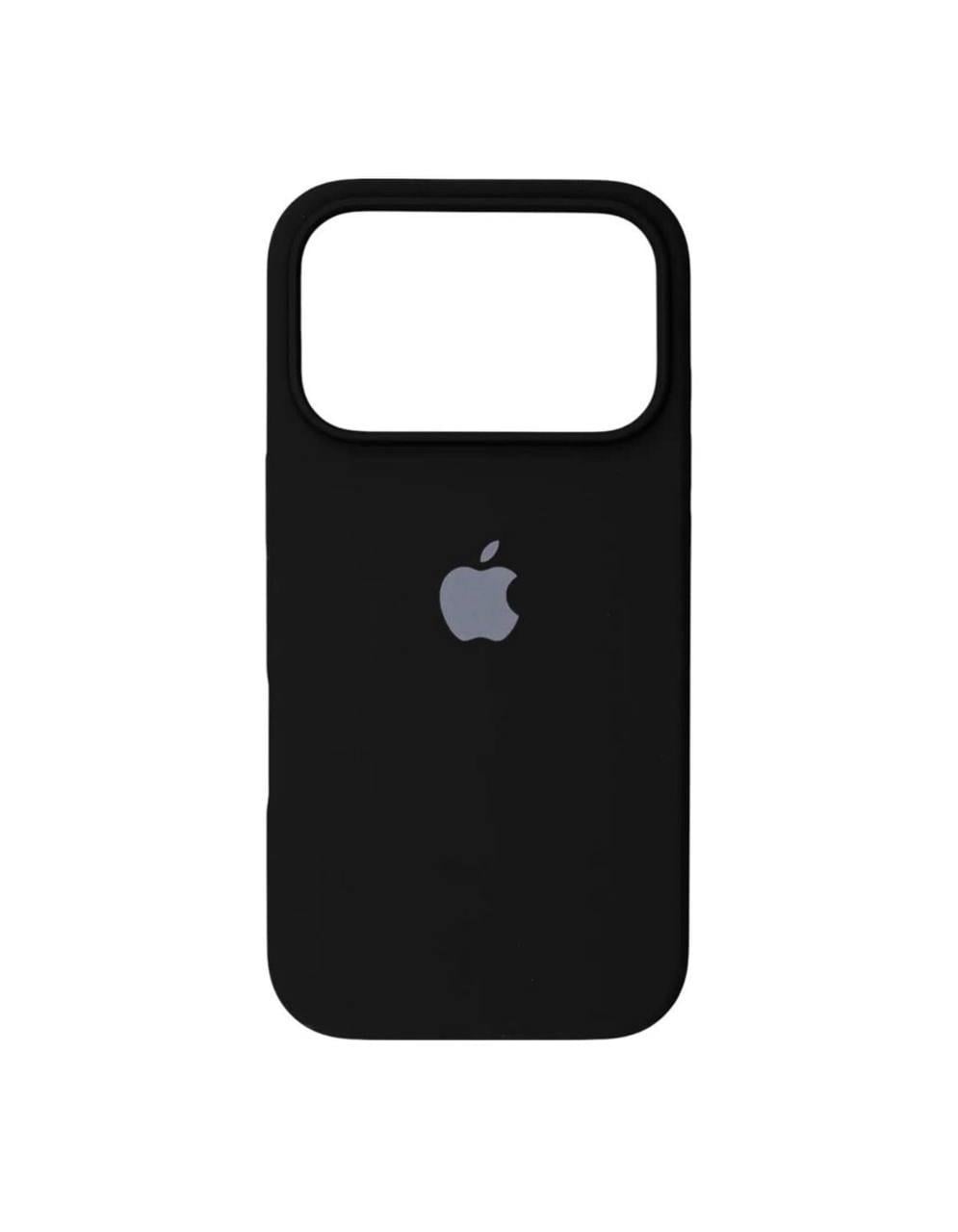 Чехол для iPhone 18 Pro силиконовый Soft-touch Silicone Case Full Size (AA) Black