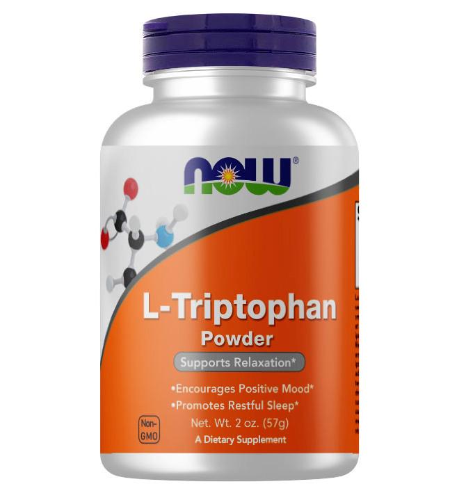 Триптофан NOW Foods L-Tryptophan рowder 57 g 57 servings