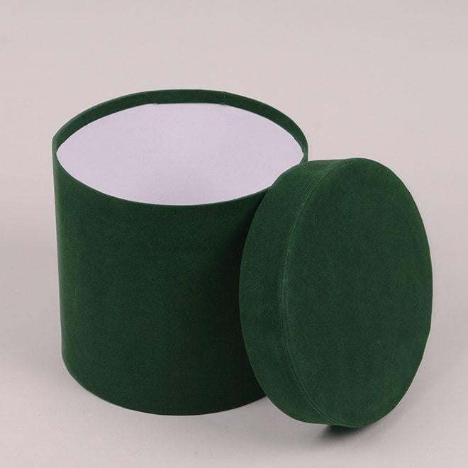 Комплект коробок для цветов Flora велюр 2 шт. Зеленый (39900) - фото 2