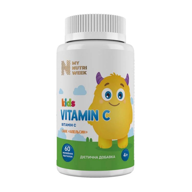 Витамин C My Nutri Week Kids Vitamin C 50 мг 60 жев. паст. Апельсин