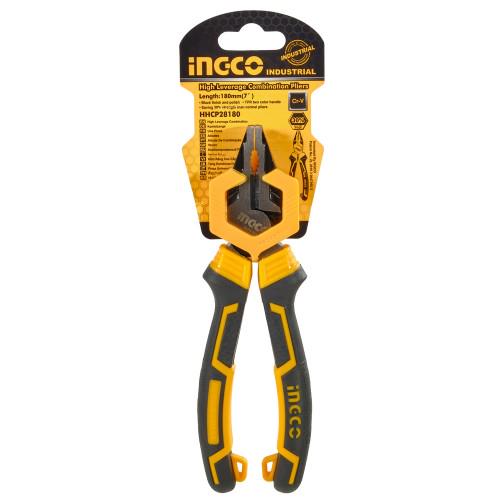 Плоскогубцы комбинированные Ingco Industrial Profi 180 мм (10636146)