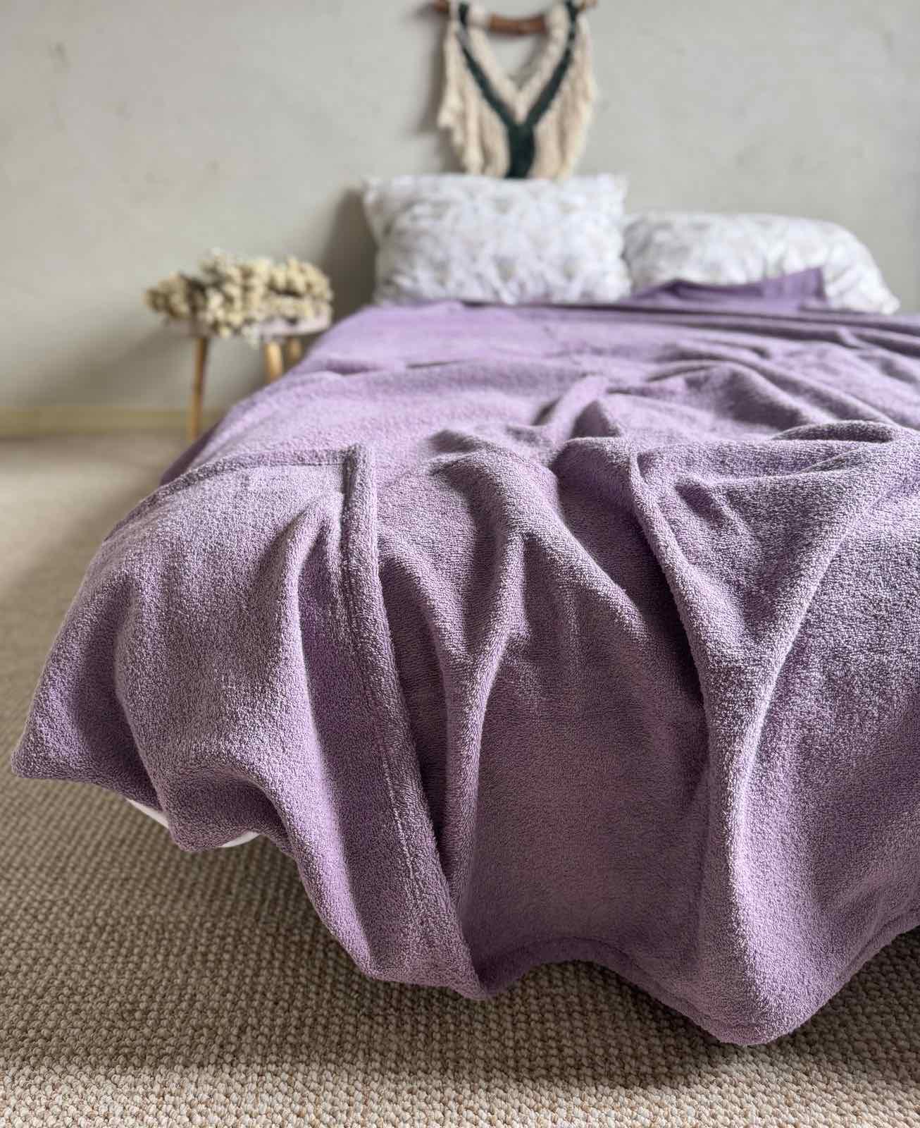 Простынь-покрывало махровое ZEINTEX MADEIRA хлопковое 150х220 см Лиловый (26981889) - фото 1 Простынь-покрывало махровое ZEINTEX MADEIRA хлопковое 150х220 см Лиловый (26981889) - фото 1