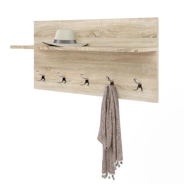 Вішак на стіну Еверест Соната-800 80х20х40 см Дуб сонома (ЕВ20235) - фото 2