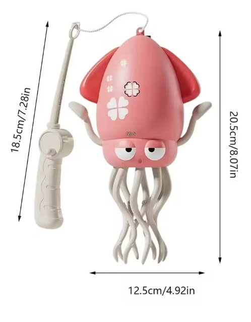 Интерактивная игрушка Осьминог танцующий со звуковыми эффектами Розовый (10380) - фото 2 Интерактивная игрушка Осьминог танцующий со звуковыми эффектами Розовый (10380) - фото 2