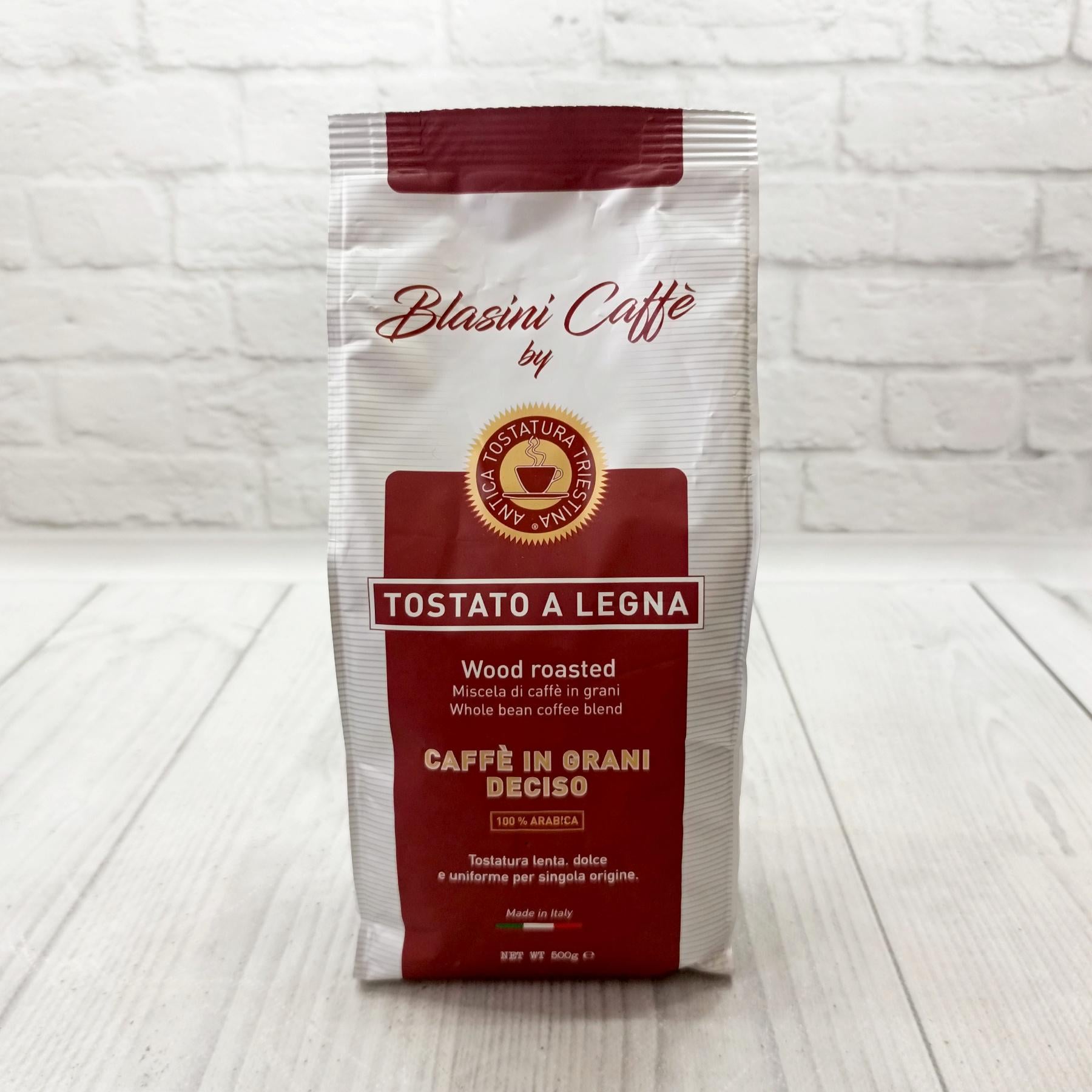 Кофе в зернах Blasini Caffe с обжаркой на дровах 100% арабика 500 г (36701041)